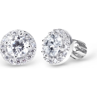 Cutie Jewellery - diamonds Náušnice DZ60168 na šroubek ze zlata s diamanty