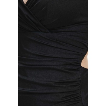 ANSWEAR Рокля Answear Lab в черно дълга разкроена (H2109.HWK)