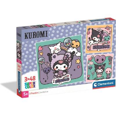 Clementoni Kuromi 3v1 3x48 dílků