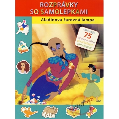 Aladinova čarovná lampa Rozprávky so samolepkami