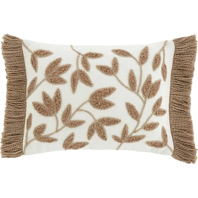 Catherine Lansfield Памучна декоративна възглавница 30x40 cm Sorrel Leaves - Catherine Lansfield (DS/59051/W/CU304/NT)