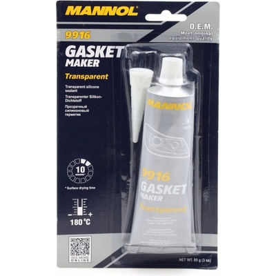 Mannol 9916 GASKET MAKER TRANSPARENT Čirý silikón 85g – Zboží Mobilmania
