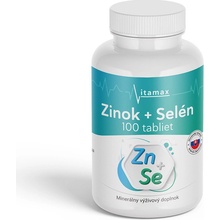 Vitamax Zinok 15 mg + Selén 50 μg 100 tabliet