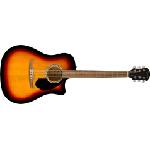 Fender FA-125CE Dreadnought, Walnut Fingerboard, Black (FA-125CE, Black)