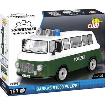 Cobi 24596 Youngtimer Automobil Barkas B1000 policie