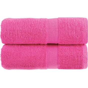 vidaXL Премиум кърпи за пране SOLUND 2 бр. Розови 30x30 см 600 г/м2 (137515)