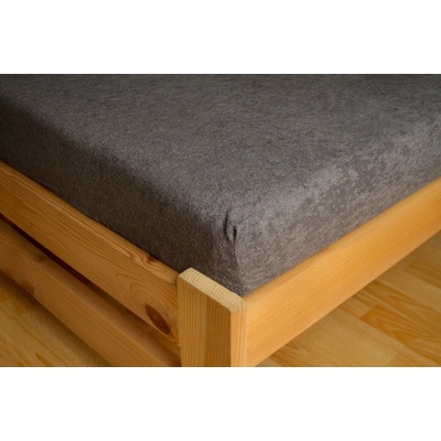 Aaram Prostěradlo Frote Tmavě šedé 90x200