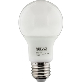 Retlux RLL 286 E27 A60 žárovka 12W studená bílá