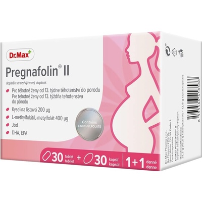 Dr.Max Pregnafolin II 30 tablet + 30 kapslí