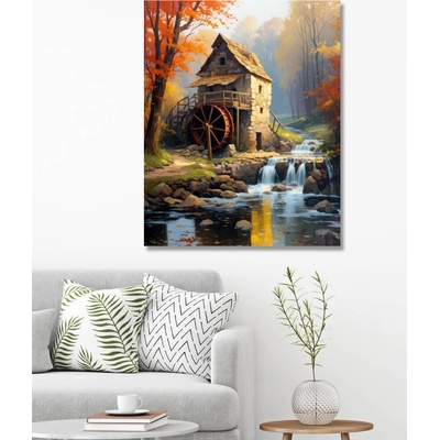 ZUTY Obrazy na stenu - Tichý mlyn Rámovanie: vypnuté plátno na rám, Rozmer: 40x50 cm