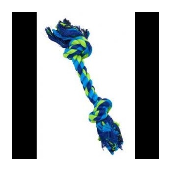 BUSTER Dent.Rope 2 uzly modrá limet.30c m M