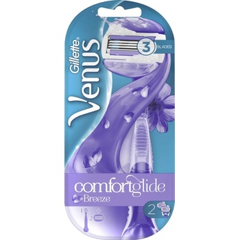 Gillette Venus ComfortGlide Breeze + 2 ks hlavic