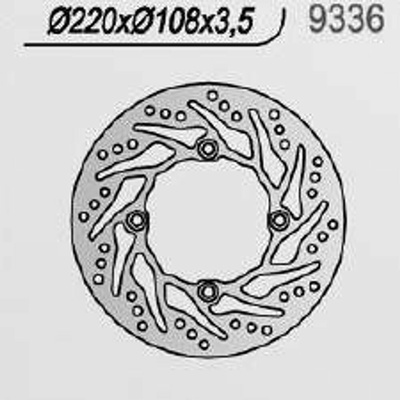NG Brzdový kotúč NG 9336