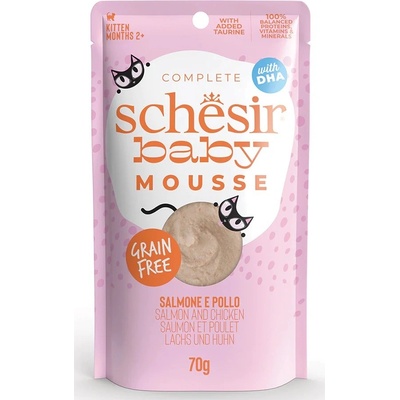 Schesir Cat Kitten Mousse losos 70 g