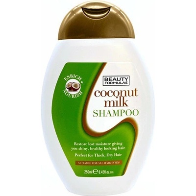 Beauty Formulas Coconut Milk Shampoo 250 ml