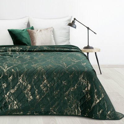 DESIGN 91 prehoz LUIZ 200x220 cm zo zamatu zdobený mramorovým vzorom