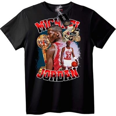NOONEBRAND Тениска Шампион Michael Jordan - 2XL, White