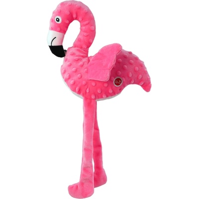 Dog Fantasy Recycled Toy plameniak pískací so šuštiacimi krídlami 49 cm