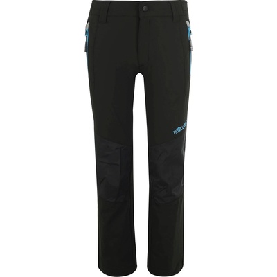Trollkids Детски софтшел панталон Trollkids Kid's Lysefjord Pants Softshell trousers - Black / Med Blue - размер 122 (EU) (701-1314-0115)