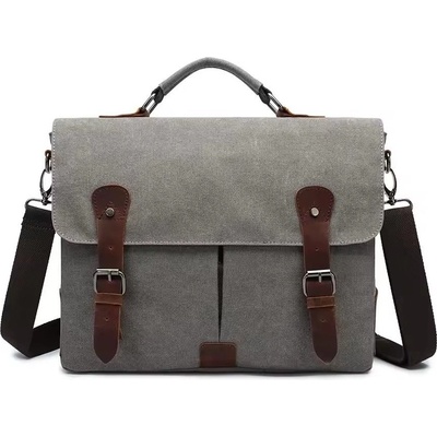 Canvasio plátená canvas taška Dolsine 11L Šedá