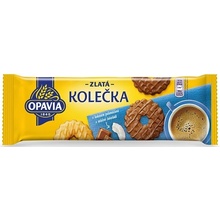 Opavia Zlaté Kolečka s kokosem polomáčené sušenky 146 g