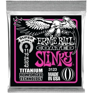 Ernie Ball 3123 Coated Slinky Струни за електрическа китара (P03123)