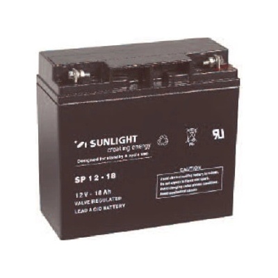 Sunlight Акумулаторна батерия Sunlight SP 12-18, VRLA, 12V, 18Ah, F2 конектори