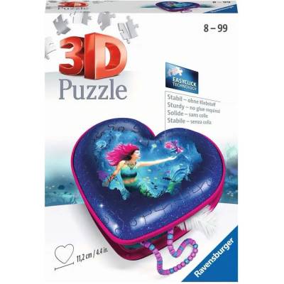 Ravensburger - Puzzle Heart box: Mermaid - 40 - 99 piese