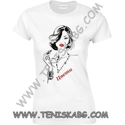 Fruit of the Loom Тениска - Жена с червило