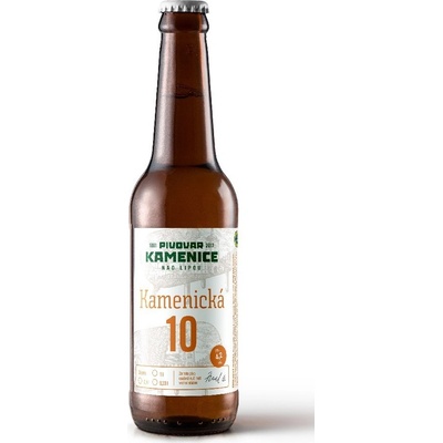 Kamenická 10 desítka světlé výčepní 4,2% 0,5 l (sklo)