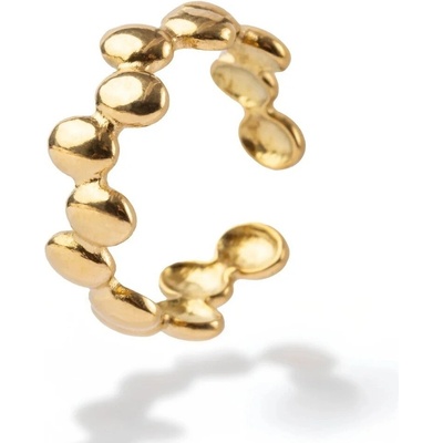 Marc Malone otevřený prsten z oceli Éclat MCR250283G