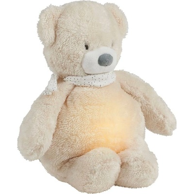 Nattou uspávačik plyšový hudobný so svetielkom a senzorom plaču 4v1 Sleepy Bear Grey