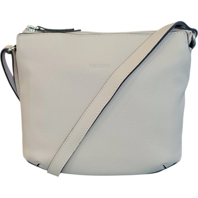 Katana kožená dámská crossbody béžová 69495-05 BÉŽOVÁ