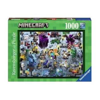 Ravensburger Пъзел Ravensburger, Майнкрафт предизвикателство, 1000 части, 7017188