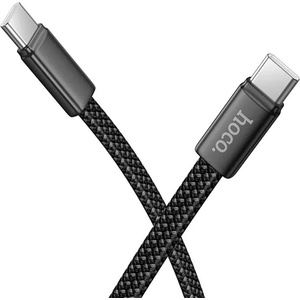 hoco. X125 кабел за данни Type-C - Type-C, 100 см, ЧЕРЕН X125_C_C_B (X125_C_C_B)