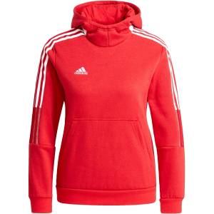 Adidas Суичър adidas Kids Tiro 21 Zip Hoodie - Team Power Red