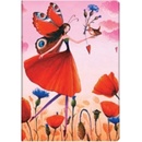 Poppy Field midi lined