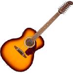 Fender California Deluxe Villager E WN Honey Sunburst 12-струнна електро-акустична китара