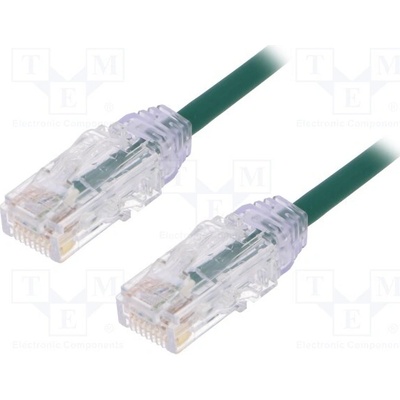 Panduit UTP28SP3MGR Patch U/UTP Cat 6 RJ45 vidlice z obou stran lanko Cu 3m