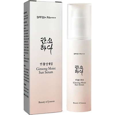 Beauty of Joseon Ginseng Moist Sun Serum възстановяващ и защитен серум spf 50+ за жени 50 мл