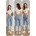 EmonaMall Дамски дънки EmonaMall - Модел W50026 (W50026-HYF01-T057-26)