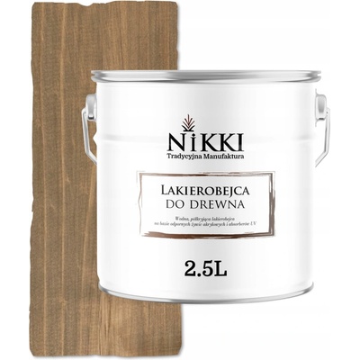 LAKYROLAK NA DŘEVO 3V1 EXTRA LAZURA BARVA HNĚDOŠEDÁ SATÉN 2.5L UV
