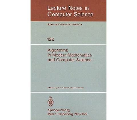 Algorithms in Modern Mathematics and Computer Science