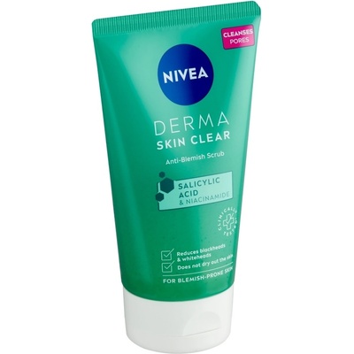 Nivea Derma Skin Clear čistiaci pleťový gél 150 ml
