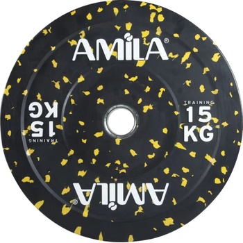 Image 1 of AMILA Олимпийски Гумиран Диск Amila Bumper 15кг - 2бр
