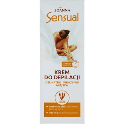 JOANNA Sensual DELICATE Oat Milk Cream - Depilační krém pro jamná a citlivá místa 100 g
