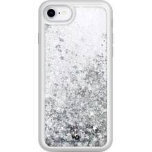 White Diamond Sparkle pro Apple iPhone SE/8/7/6/6S - stříbrné hvězdy