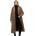 SUPERDRY Палто Superdry Double Breasted Wool coat - Brown (Camel Brown Herringbone)