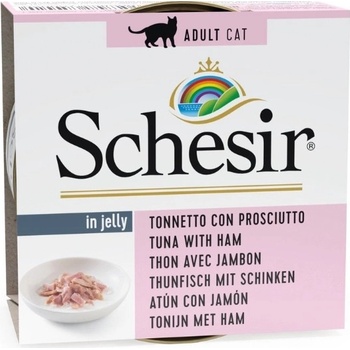 Schesir Cat tuniak so šunkou v želé 85 g