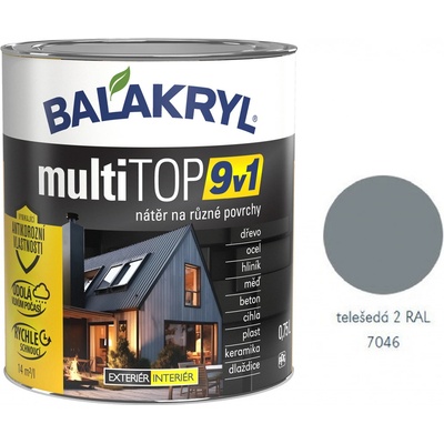 Balakryl MultiTOP 9v1 RAL 7046 tmavě šedá 2,5 L